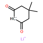 1,3-Cyclohexanedione, 5,5-dimethyl-, ion(1-), lithium (8CI,9CI)
