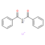 1,3-Propanedione, 1,3-diphenyl-, ion(1-), lithium (8CI,9CI)