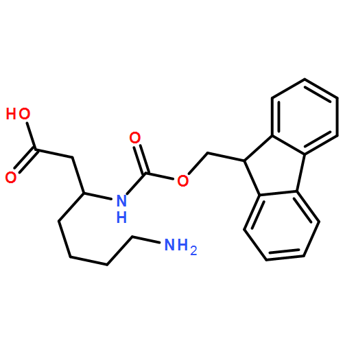Heptanoic acid, 7-amino-3-[[(9H-fluoren-9-ylmethoxy)carbonyl]amino]-, (3S)-