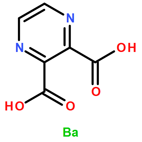 2,3-Pyrazinedicarboxylic acid, barium salt (1:1)