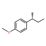 Benzene, 1-methoxy-4-[(1R)-1-methylpropyl]-