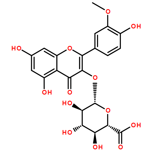 β-D-Glucopyranosiduronic acid, 5,7-dihydroxy-2-(4-hydroxy-3-methoxyphenyl)-4-oxo-4H-1-benzopyran-3-yl