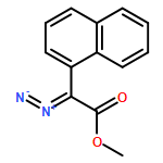 1-Naphthaleneacetic acid, α-diazo-, methyl ester