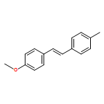 Benzene, 1-methoxy-4-[(1E)-2-(4-methylphenyl)ethenyl]-