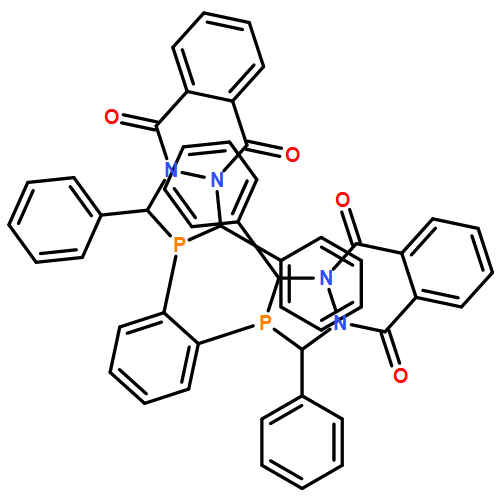 1H-[1,2,4]Diazaphospholo[1,2-b]phthalazine-5,10-dione, 2,2'-(1,2-phenylene)bis[2,3-dihydro-1,3-diphenyl-, (1R,1'R,3R,3'R)-rel-