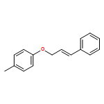 Benzene, 1-methyl-4-[[(2E)-3-phenyl-2-propen-1-yl]oxy]-