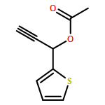2-Thiophenemethanol, α-ethynyl-, 2-acetate