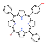 Phenol, 4-(15-bromo-10,20-diphenyl-21H,23H-porphin-5-yl)-
