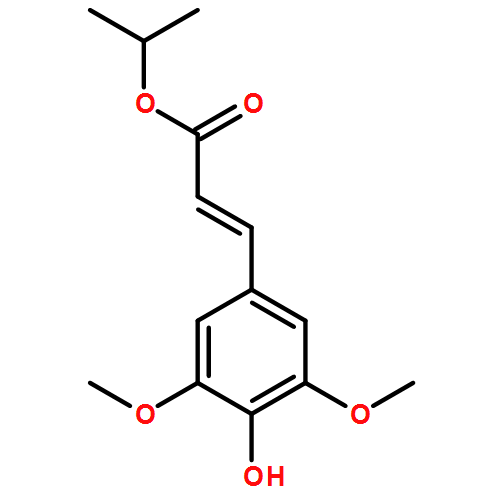 2-Propenoic acid, 3-(4-hydroxy-3,5-dimethoxyphenyl)-, 1-methylethyl ester, (2E)-