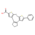 2-Thiophenecarboxylic acid, 5-methyl-4-[2-(2-methyl-5-phenyl-3-thienyl)-1-cyclopenten-1-yl]-