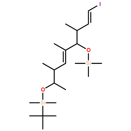 3,9-Dioxa-2,10-disiladodec-5-ene, 4-[(1S,2Z)-3-iodo-1-methyl-2-propen-1-yl]-2,2,5,7,8,10,10,11,11-nonamethyl-, (4R,5E,7S,8R)-
