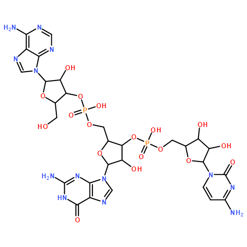 Cytidine, adenylyl-(3'→5')-guanylyl-(3'→5')-