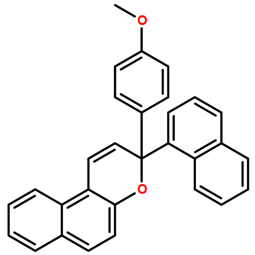 3H-Naphtho[2,1-b]pyran, 3-(4-methoxyphenyl)-3-(1-naphthalenyl)-