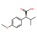 Benzeneacetic acid, 4-methoxy-α-(1-methylethyl)-, (αS)-