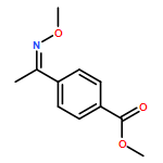 Benzoic acid, 4-[1-(methoxyimino)ethyl]-, methyl ester