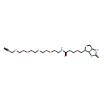 1H-Thieno[3,4-d]imidazole-4-pentanamide, hexahydro-2-oxo-N-3,6,9,12-tetraoxapentadec-14-yn-1-yl-, (3aS,4S,6aR)-