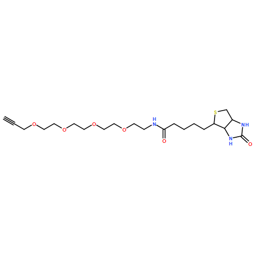 1H-Thieno[3,4-d]imidazole-4-pentanamide, hexahydro-2-oxo-N-3,6,9,12-tetraoxapentadec-14-yn-1-yl-, (3aS,4S,6aR)-