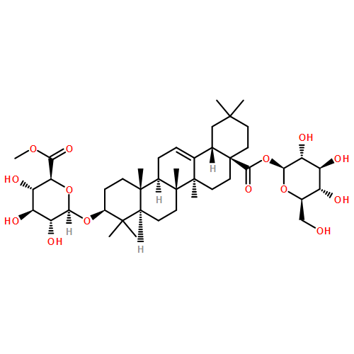 β-D-Glucopyranosiduronic acid, (3β)-28-(β-D-glucopyranosyloxy)-28-oxoolean-12-en-3-yl, methyl ester