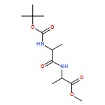 D-Alanine, N-[(1,1-dimethylethoxy)carbonyl]-D-alanyl-, methyl ester
