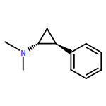 Cyclopropanamine, N,N-dimethyl-2-phenyl-, (1R,2S)-rel-