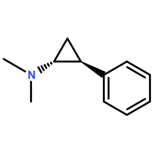 Cyclopropanamine, N,N-dimethyl-2-phenyl-, (1R,2S)-rel-
