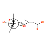 2,4-Pentadienoic acid, 5-[(1R,3R,5R,8S)-3,8-dihydroxy-1,5-dimethyl-6-oxabicyclo[3.2.1]oct-8-yl]-3-methyl-, (2Z,4E)-
