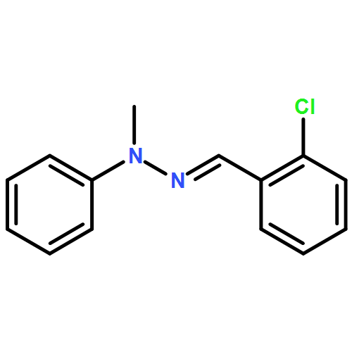 Benzaldehyde, 2-chloro-, 2-methyl-2-phenylhydrazone