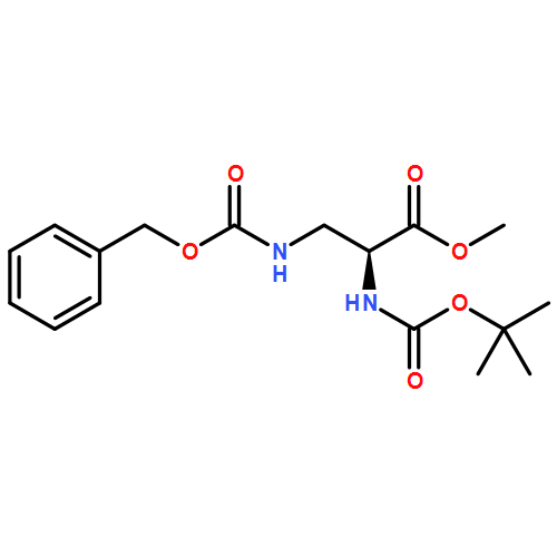 L-Alanine, N-[(1,1-dimethylethoxy)carbonyl]-3-[[(phenylmethoxy)carbonyl]amino]-, methyl ester