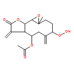 Oxireno[9,10]cyclodeca[1,2-b]furan-9(1aH)-one, 7-(acetyloxy)decahydro-4-hydroperoxy-1a-methyl-5,8-bis(methylene)-, (1aR,4R,7R,7aR,10aS,10bR)-