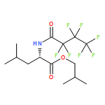 L-Leucine, N-(2,2,3,3,4,4,4-heptafluoro-1-oxobutyl)-, 2-methylpropyl ester