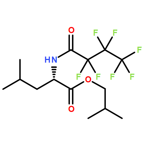 L-Leucine, N-(2,2,3,3,4,4,4-heptafluoro-1-oxobutyl)-, 2-methylpropyl ester