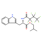L-Tryptophan, N-(2,2,3,3,4,4,4-heptafluoro-1-oxobutyl)-, 2-methylpropyl ester