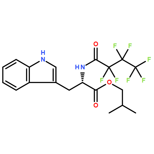 L-Tryptophan, N-(2,2,3,3,4,4,4-heptafluoro-1-oxobutyl)-, 2-methylpropyl ester
