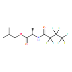 L-Alanine, N-(2,2,3,3,4,4,4-heptafluoro-1-oxobutyl)-, 2-methylpropyl ester