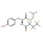 L-Tyrosine, N-(2,2,3,3,4,4,4-heptafluoro-1-oxobutyl)-, 2-methylpropyl ester