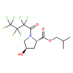 L-Proline, 1-(2,2,3,3,4,4,4-heptafluoro-1-oxobutyl)-4-hydroxy-, 2-methylpropyl ester, trans- (9CI)