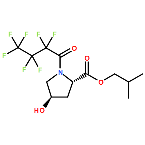 L-Proline, 1-(2,2,3,3,4,4,4-heptafluoro-1-oxobutyl)-4-hydroxy-, 2-methylpropyl ester, trans- (9CI)