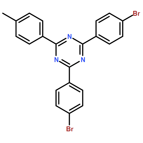 1,3,5-Triazine, 2,4-bis(4-bromophenyl)-6-(4-methylphenyl)-