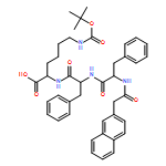L-Lysine, N-[2-(2-naphthalenyl)acetyl]-L-phenylalanyl-L-phenylalanyl-N6-[(1,1-dimethylethoxy)carbonyl]-