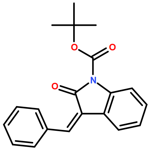 1H-Indole-1-carboxylic acid, 2,3-dihydro-2-oxo-3-(phenylmethylene)-, 1,1-dimethylethyl ester, (3E)-