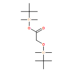 Acetic acid, 2-[[(1,1-dimethylethyl)dimethylsilyl]oxy]-, (1,1-dimethylethyl)dimethylsilyl ester
