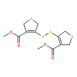 3-Thiophenecarboxylic acid, 4,4'-dithiobis[2,5-dihydro-, 3,3'-dimethyl ester