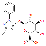 β-D-Glucopyranosiduronic acid, 3-methyl-1-phenyl-1H-pyrazol-5-yl
