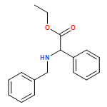 Benzeneacetic acid, α-[(phenylmethyl)amino]-, ethyl ester