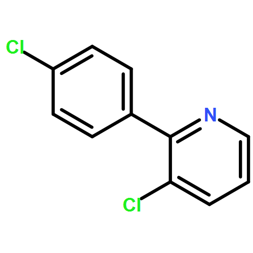 Pyridine, 3-chloro-2-(4-chlorophenyl)-