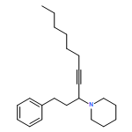 Piperidine, 1-[1-(2-phenylethyl)-2-nonyn-1-yl]-