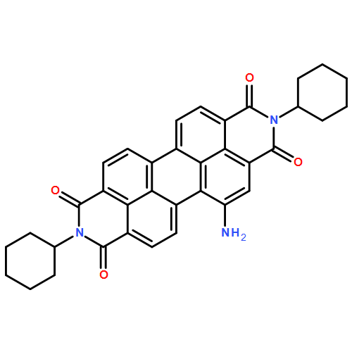 Anthra[2,1,9-def:6,5,10-d'e'f']diisoquinoline-1,3,8,10(2H,9H)-tetrone, 5-amino-2,9-dicyclohexyl-