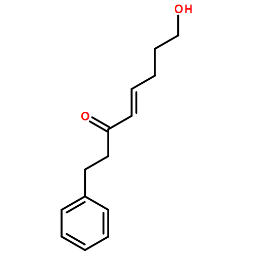 4-Octen-3-one, 8-hydroxy-1-phenyl-, (4E)-
