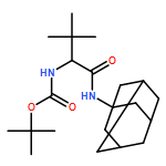 Carbamic acid, N-[(1S)-2,2-dimethyl-1-[(tricyclo[3.3.1.13,7]dec-1-ylamino)carbonyl]propyl]-, 1,1-dimethylethyl ester