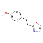 1,3,4-Oxadiazole, 2-[2-(4-methoxyphenyl)ethyl]-
